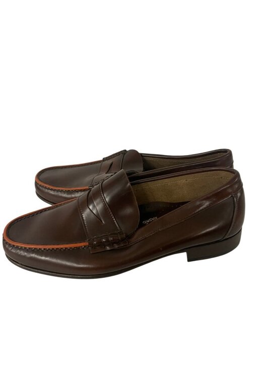 Zara Mens Castellano 1920 Penny Loafers EU 43 US 9 Brown Leather 2642/520 NWT main image 8